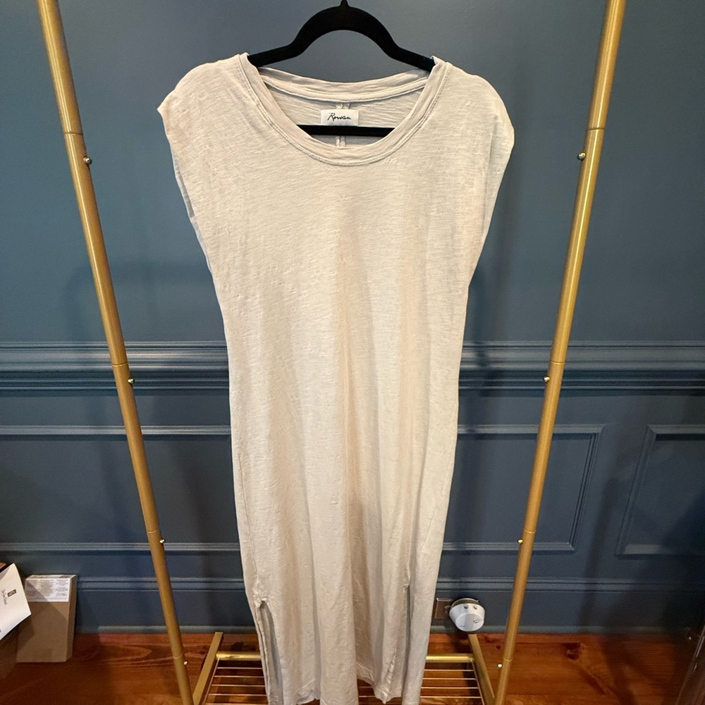 Elegant Cream Maxi Dress